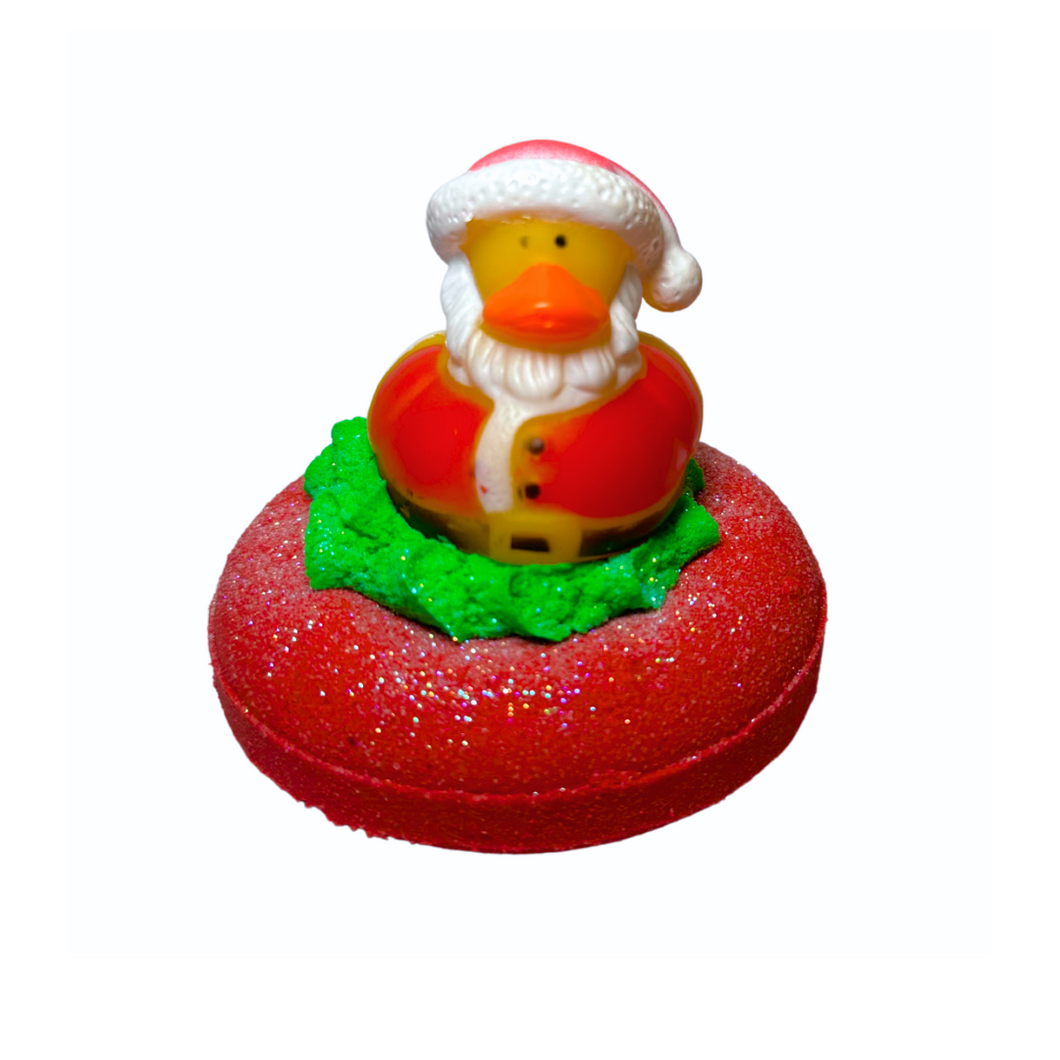 Holiday Ducky Donut Bath Bomb