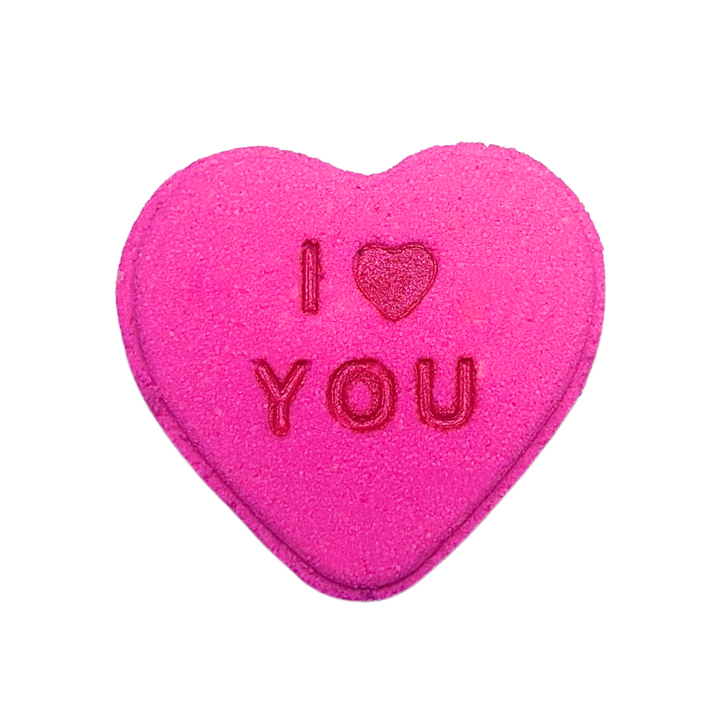 Conversation Heart Bath Bomb