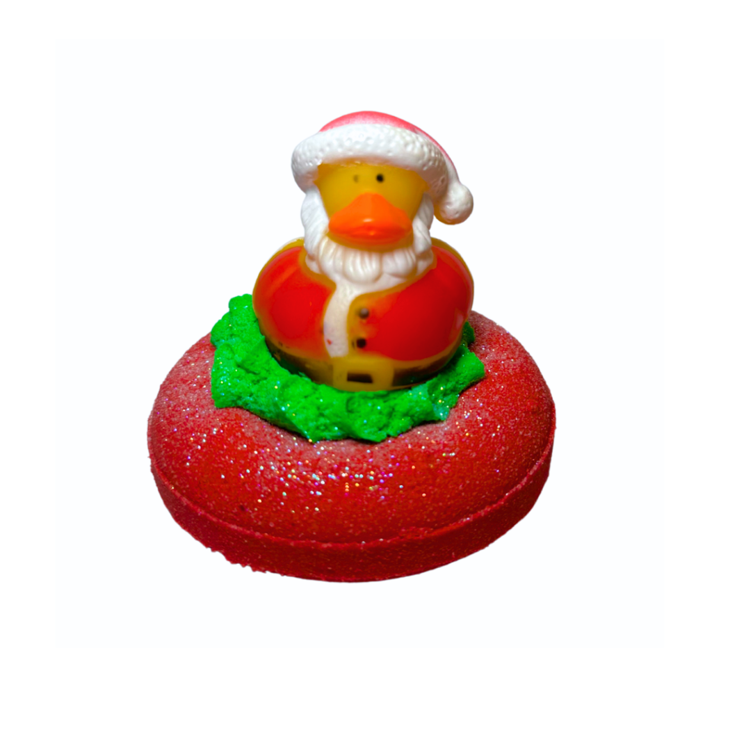 Holiday Ducky Donut Bath Bomb