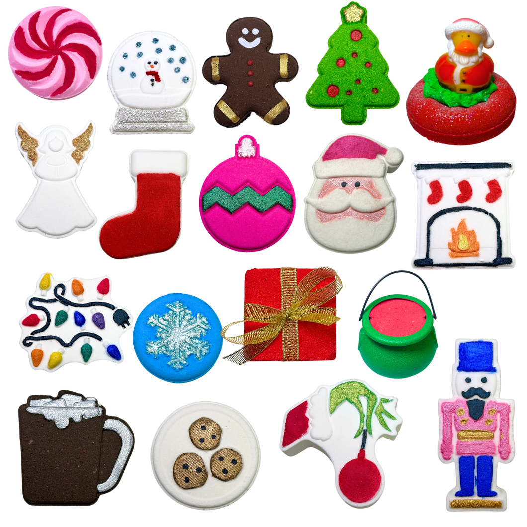 HOLIDAY BATH BOMBS