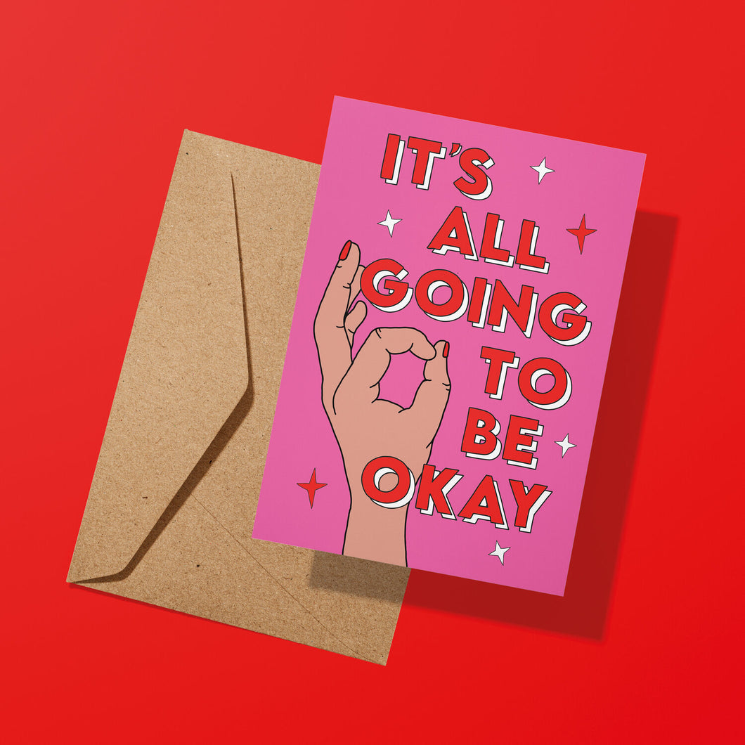 Talk and Tell - It's All Going To Be Okay Card